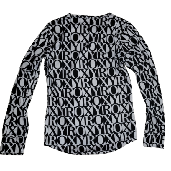 Roxy Wmns Base Layer Ski/Snowboard Top Long Sleeve Black & White Size Large - Picture 5 of 6